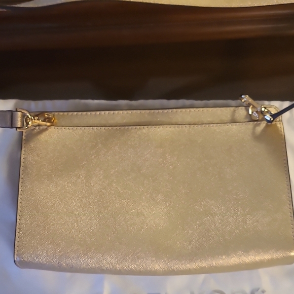 Michael Kors Shimmering Gold Crossbody Bag - Picture 3 of 6